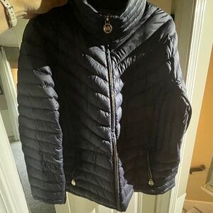 1X Navy Michael Kors Puffer Jacket